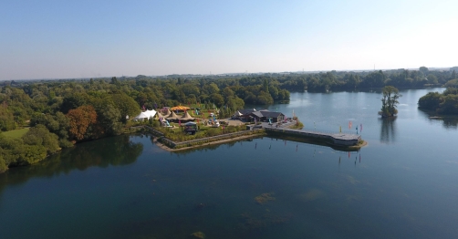 Amber Lakes overhead shot